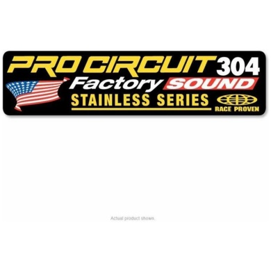 Pro Circuit Auspuffsticker 2T 304