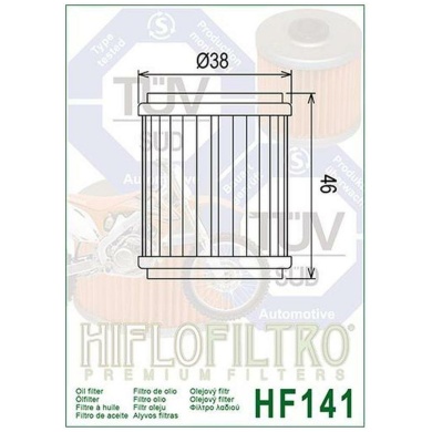 Hiflo ÖLfilter Yamaha YZF 03-08 2