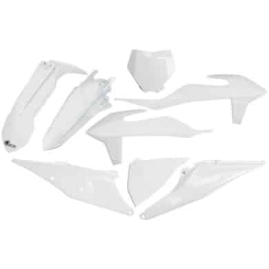 Ufo Plastikkit KTM SX 2019 125-450ccm Farbe weiß