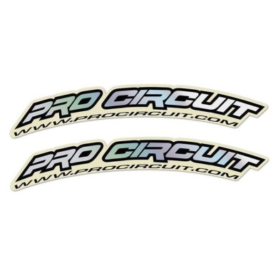 Pro Circuit Kotflügel Sticker Hologram