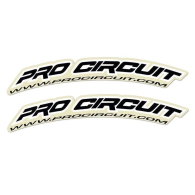 Pro Circuit Kotflügel Sticker schwarz