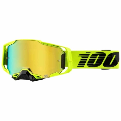 Armega | 100% Motocross Brille NUCCIR verspiegelt/gold