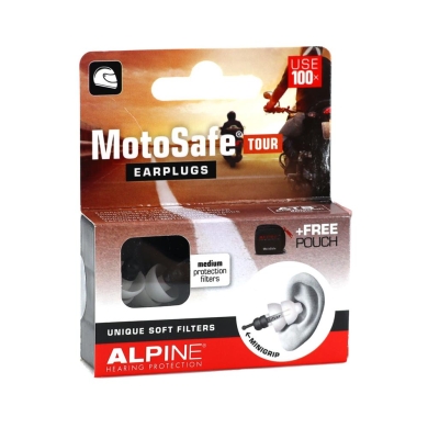 Alpine MotoSafe Tour Gehörschutz Ohrstöpsel Touringstöpsel